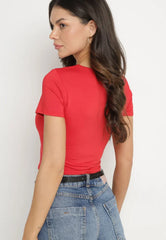 Basic short-sleeved top