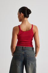 Classic ribbed tank top