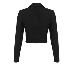 Långärmad topp med dubbla band framtill