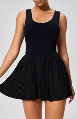 Pleated tennis dress