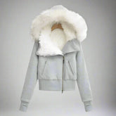 Cassius fleecad hoodiejacka