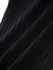 Ribbed cropped tank top with square neckline