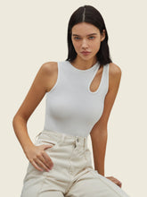 Asymmetrical cutout top