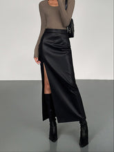 High slit long skirt