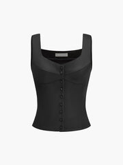 Fitted top with button details