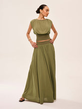 Set with loose top and long skirt