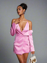 Jacka i camisole-design med urholkade axlar