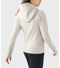 Hooded sports jacket