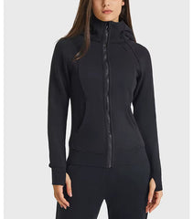 Hooded sports jacket