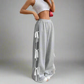 Vida byxor med rosett i spets