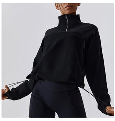 Sportig blus med justerbar midja