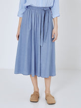 Light blue midi skirt