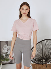 High-waisted cycling shorts