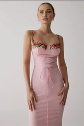 Light pink floral dress