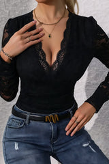 Luxury Lace-Up Bodysuit