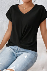 Twisted knot summer top