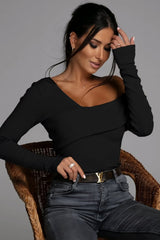 Nova crossover V-neck top