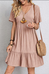 Casual V-neck summer dress
