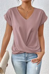 Twisted knot summer top