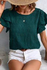 Ruffled summer top