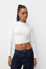 Petrol crew neck top