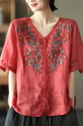 Vintage embroidered top
