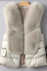 Calypso winter jacket with fox fur