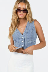 Akvela denim vest