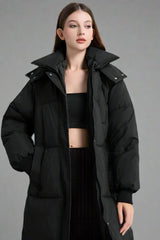 Selene loose cotton down coat