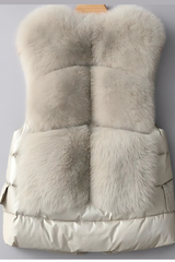 Calypso winter jacket with fox fur