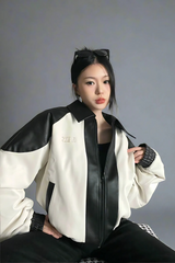 Valencia jacket with loose fit and long sleeves