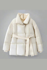 Felicity coat with drawstring waist