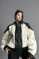 Valencia jacket with loose fit and long sleeves