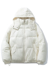 Hooded quilted jacket
