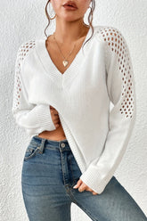 Avorelle openwork knit sweater