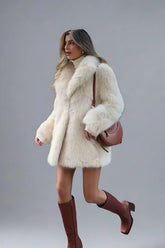 Celeste Mid-Length Fur Coat