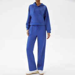 Comfortable lounge set with hoodie and pants