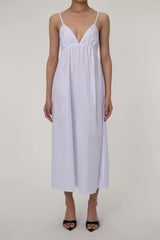 Long dress with spaghetti straps