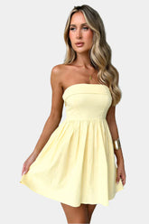 Strapless summer dress