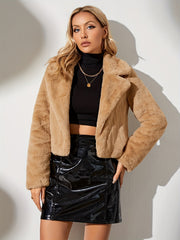 Mjuk kavaj med öppen front