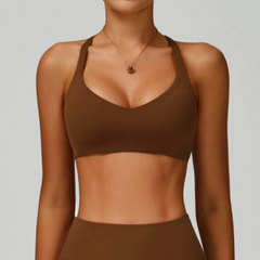 Seamless sports bra