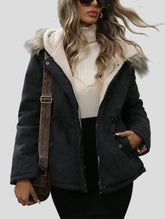 Hooded parka – soft lining, adjustable waist