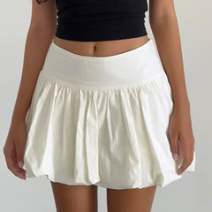 Mini puffy skirt