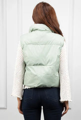 Padded vest with comfortable collar