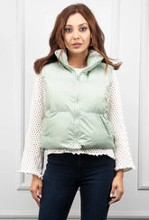 Padded vest with comfortable collar
