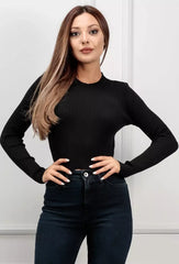 Ribbed cropped sweater
