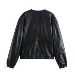 Black short jacket with buttons