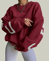 Chicago sweatshirt with ribbed edges