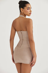 Latte bandage miniklänning