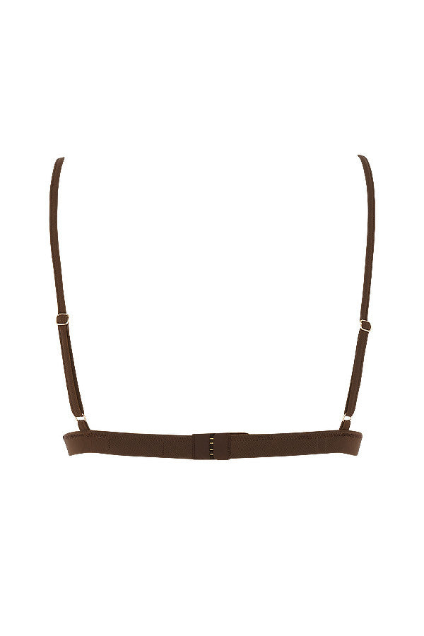 Chiffongskjortklänning och matchande behå